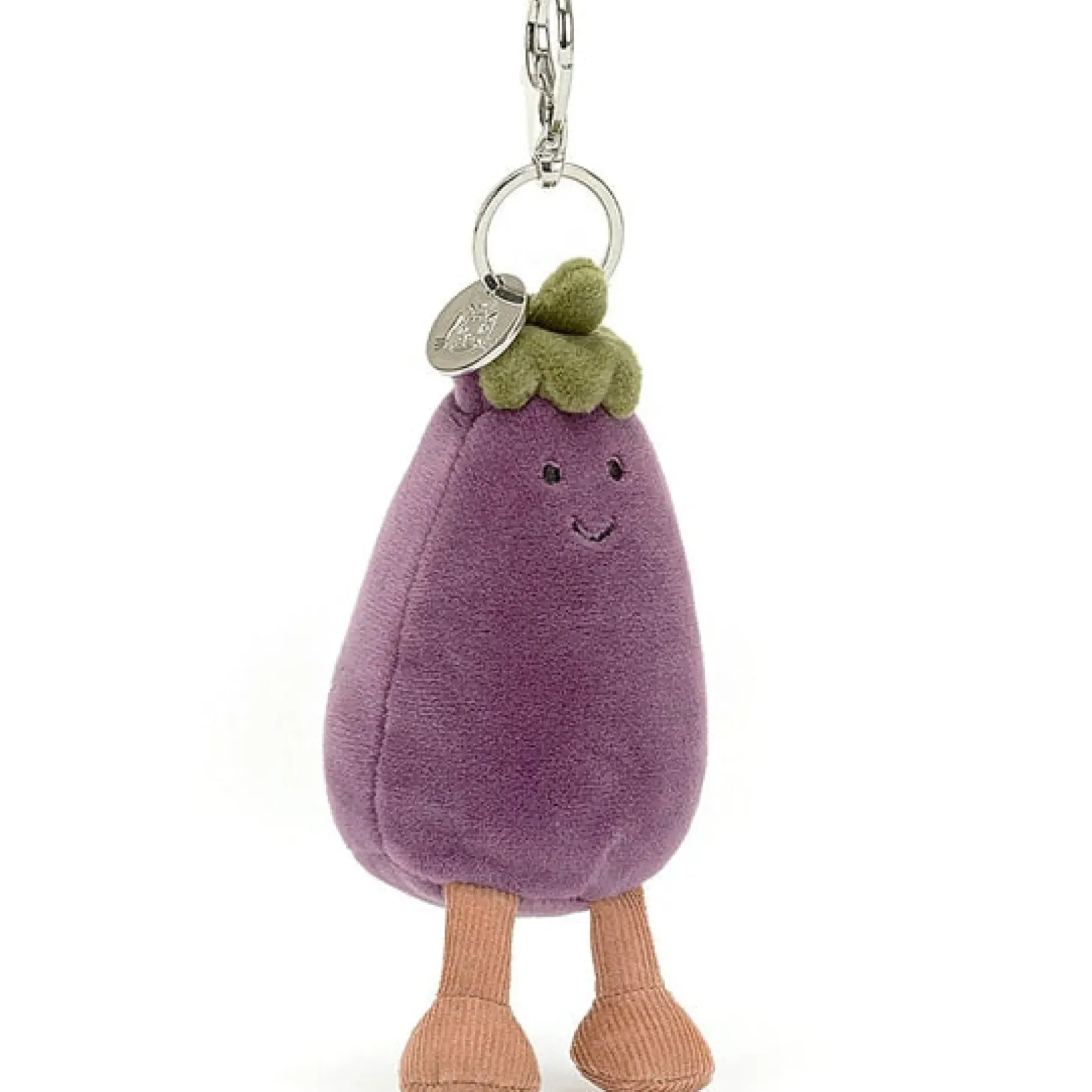Jellycat Vivacious Aubergine Bag Charm